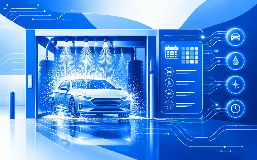 Cobalt car wash bay representing codeWASH